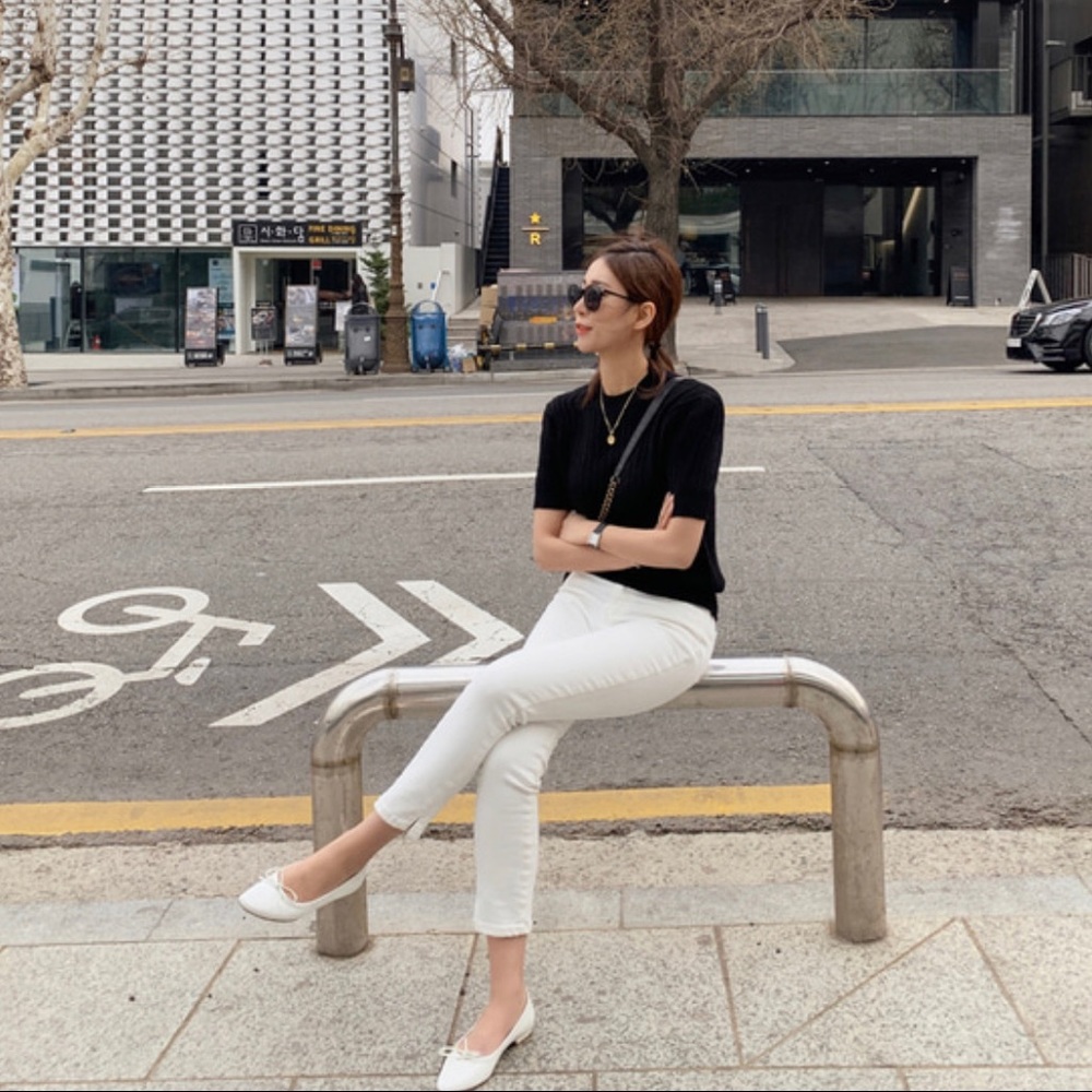 Korean brand white jean